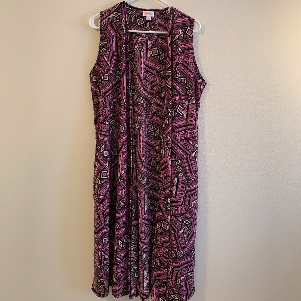 LuLaRoe Joy M long vest